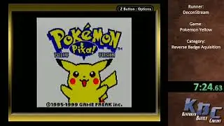 KenTokyoCon Speedruns - Pokemon Yellow by DeconStream