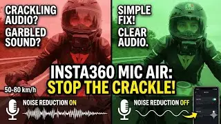 Audio Distortion on Insta360 Mic Air? The Secret Setting You Need to Disable for Motovlogging