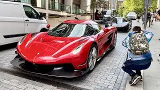 4-KOENIGSEGG’S HYPERCARS in London May 2024