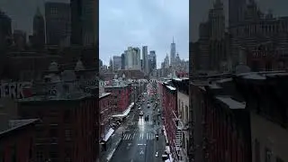 Chinatown view from Manhattan bridge #travel #newyork #nycvisit #shortsvideo #street #nycny #nyc