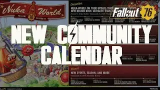 Fallout 76 NEW Community Calendar !!!