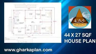 House Plan 44 x 27 Sqf