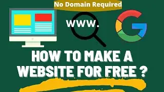 Make A Website For Free | No Domain Required | No Programming | In TechCode