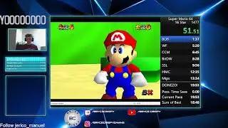 SM64 16 Star Leaderboard PB 19:56