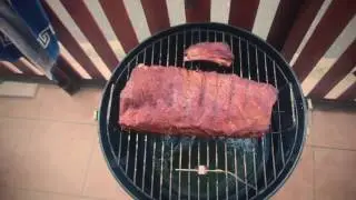 BBQ ribs 🐷 Barbecue sert&eacute;s oldalas 🔥ProQ water smoker
