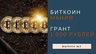 Биткоин мания. Грант 1 000 рублей