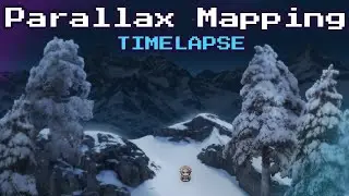 RPG Maker Parallax Mapping Timelapse - Winter Forest