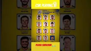 csk strongst plying 11 for ipl 2026❤️❤️❤️