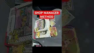 Pack Ritual #4 - Shop Manager Method. Trying different pack opening methods until I get a hit.