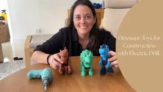 Laradola Take Apart Dinosaur Toys with Electric Drill | STEM Construction Toy Gift for Kids