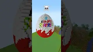 Minecraft Kinder House Build Battle - Noob vs Pro vs Hacker vs God #shorts #minecraft