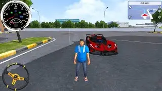 Bugatti Car in Indonesia Bus Simulator 😱 | Passenger Pickup & Drop Android Gameplay