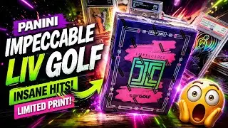 2024 Panini Impeccable LIV Golf Cards | Rare Hits & Collector Pulls