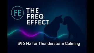 Calm Pets During Storms | 396, 432, 528 Hz for Thunderstorm Anxiety Relief