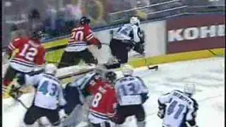 Alexander Sulzer with the empty net goal vs. Rockford 12/12