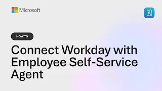 Как интегрировать Workday с самообслуживанием сотрудников в Copilot Studio
