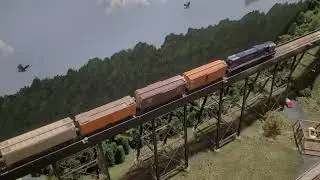 C&O NEW YORK CENTRAL HO Scale Train Layout at Elgin County Railway Museum