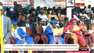 MODIBBO ADAMA UNIVERSITY   29th and 30th COMBINED CONVOCATION CEREMONY