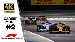 F1 Manager 22 Gameplay - FIRST RACE: Last Lap Drama & Strategy Success! | Career Mode Part 2
