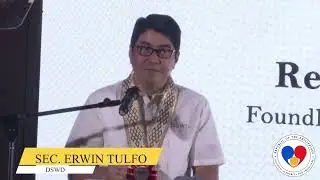 DSWD Secretary Erwin Tulfo during the Ceremonial Signing of the I.R.R. of R.A. No. 11767