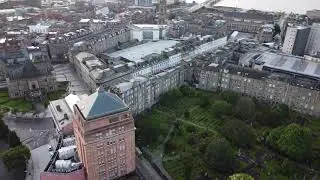 Dundee - DC Thomson's Building, Meadowside and the Howff Cemetery