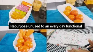 Ideas to repurpose unused items for daily use / cans and clothes  Upcyling ideas / DIY Organizer 