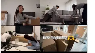 MOVING OUT VLOG || shopping for furniture & decorating || Tibetan vlog 
