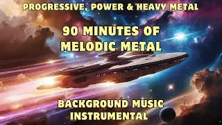 Through the Nebula: Instrumental Melodic Metal mix | Background music