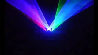 New rgb 4 Lens 950mW 3 Color Disco Laser Light RBGB Thick beam Laser DJ Light Disco Stage Lighting