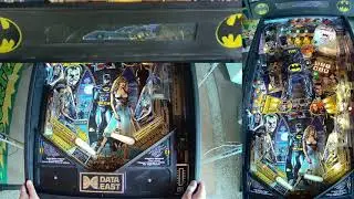Playing Pinball BATMAN (1991, Data East)