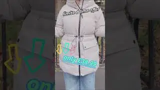 Winter-Ready Puffer Jacket with Warm Hood & Big Pockets #coat