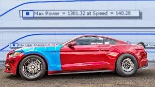 TT Mustang SCREAMS on Dyno - Nearly 1400hp!