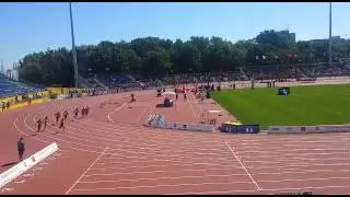 Virgin Islands Athletics Athlete Allison Peter runs the 200 meter