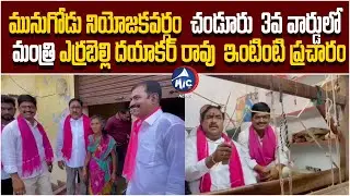 Minister Errabelli Dayakar Election Campaign In Chandur | #MunugodeBypoll | Mic Tv News