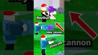 RayGun 🔫VS Laser Cannon VS Revolver in 99 Nights in the Forest