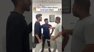 Sales team when there is a lead clash #knowledgegate
