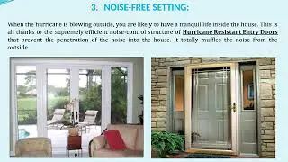 Top 4 Features Of Hurricane Resistant Entry Door