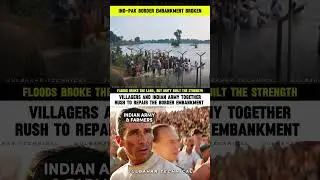 Floods Broke the Border, Unity Built the Strength | Indian Army & Villagers Together ❤️🌊