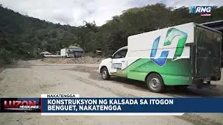 Konstruksyon ng kalsada sa Itogon Benguet, nakatengga | Luzon Headlines