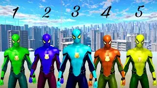 Power Spider Hero 2 - Gameplay Walkthrough - Five Spiders Suits (iOS,Android)