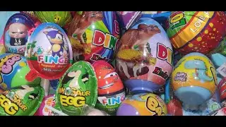 OMG! So Many Surprise Eggs 🥚🍭 Kids Toys & Candy Unboxing!