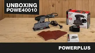 POWERPLUS - POWE40010 vlakschuurmachine Unboxing