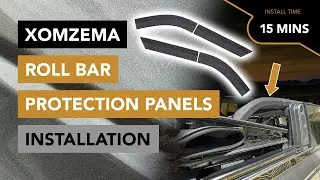 How to Install the Xomzema Roll Bar Rubber Paint Protection Kit - 2021+ Ford Bronco