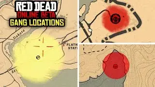 Red Dead Online &mdash; ВСЕ УГОЛКИ БАНДИРОВ! Полный список и карта (упрощённые карты сокровищ)