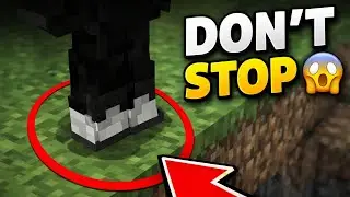 Minecraft but I can't stop moving 😯😯..