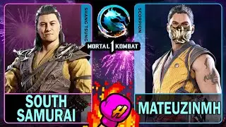 MK1 Южный Самурай (Шан Цун) против Матеузина MH (Скорпион)🥊Mortal Kombat 1🥊4K 60ᶠᵖˢ