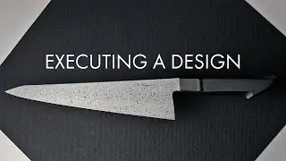 Designing and making a minimalist kitchen knife handle.