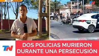 QUILMES I Dos policías que circulaban en moto murieron tras un brutal accidente en una persecución