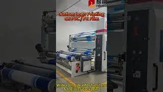 Printed Plastic Film | Custom Sizes & Designs #pefilm #factory #packagingfilm
