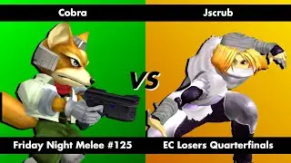 Cobra ( Fox ) vs Jscrub ( Sheik ) - [ EC Losers Quarterfinals ]